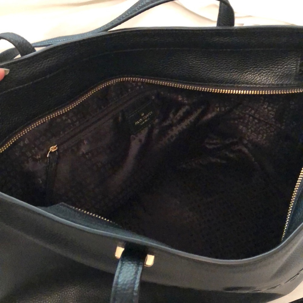 Beautiful! β οΈ Kate spade black leather bag NWT β οΈ - Picture 3 of 6